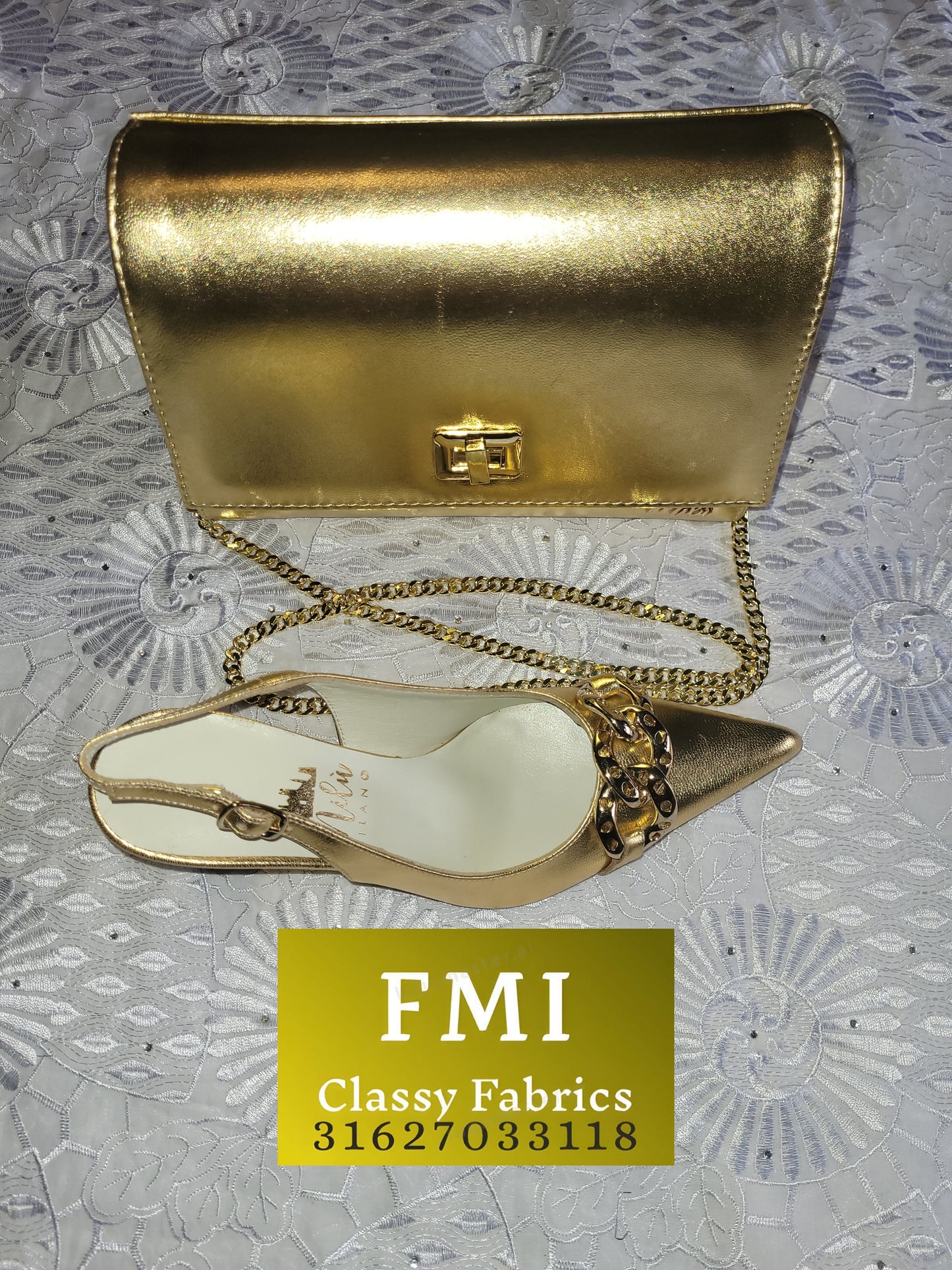 High Quality Italian Shoes & Bag set