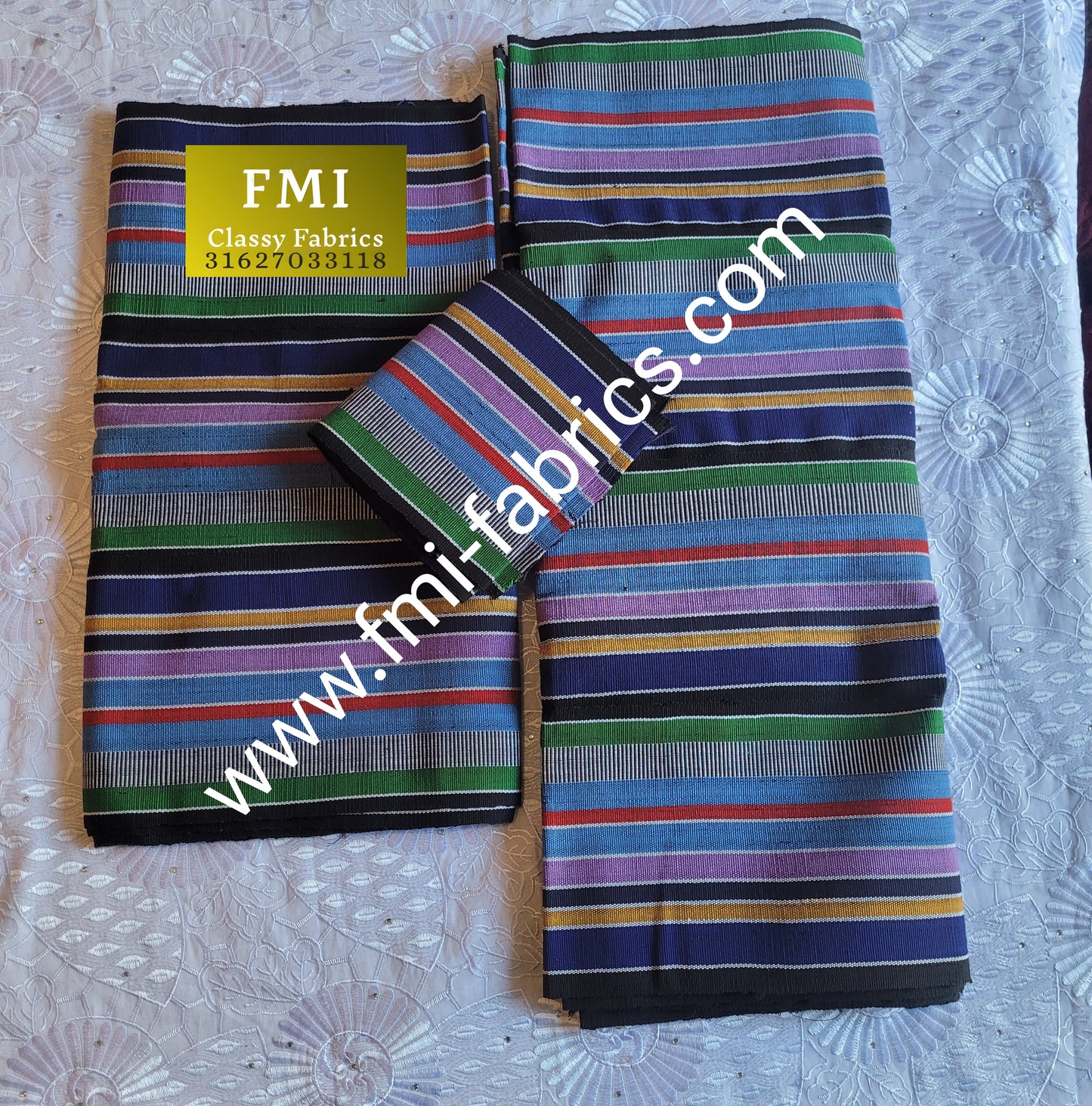 High-Quality Latest AsoOke Ipele and Gele with Men's Cap
