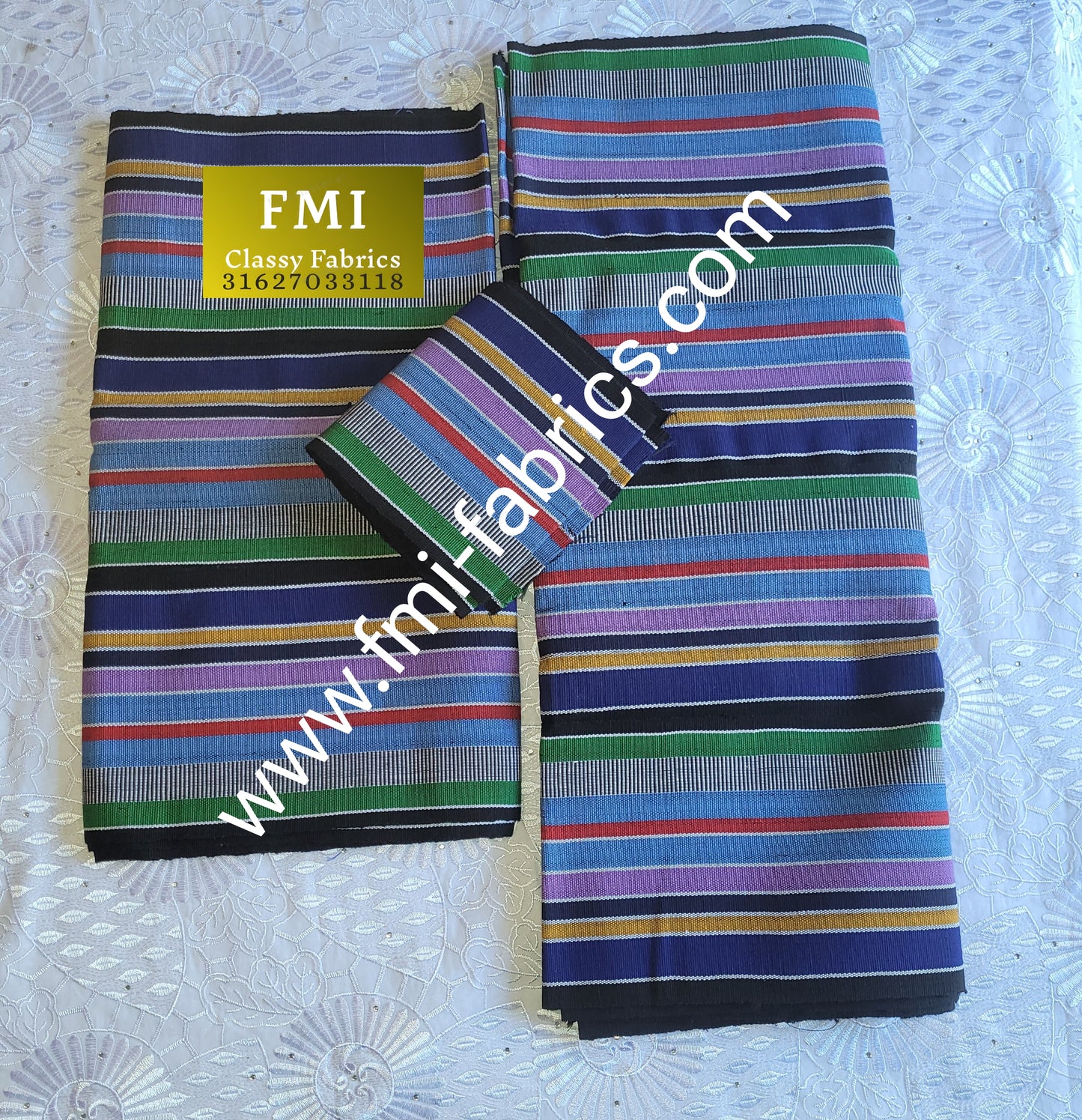 High-Quality Latest AsoOke Ipele and Gele with Men's Cap