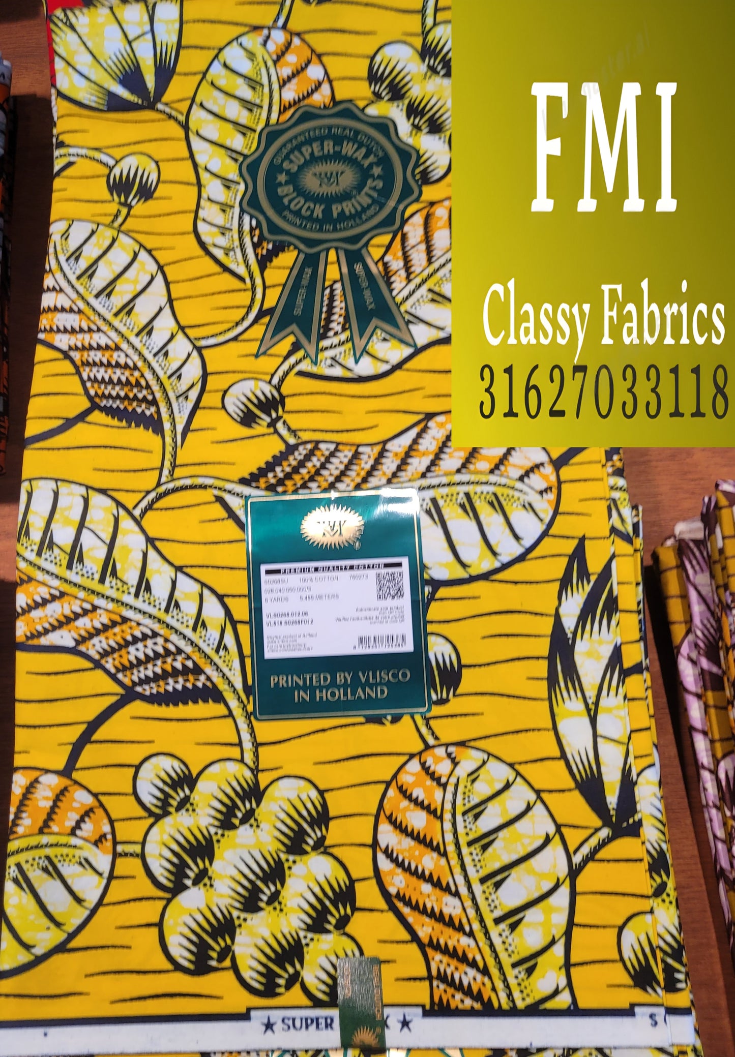 Latest Luxury Original Hollandaise Wax (made in Holland 🇳🇱 by Vlisco)