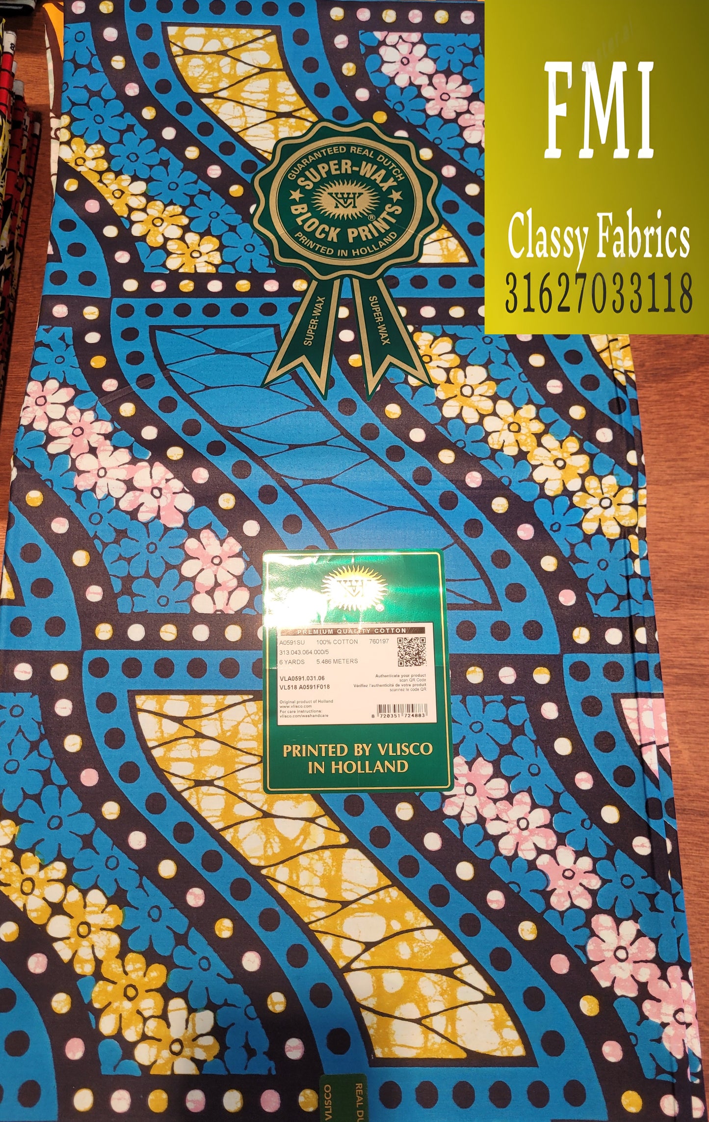 Latest Luxury Original Hollandaise Wax (made in Holland 🇳🇱 by Vlisco)