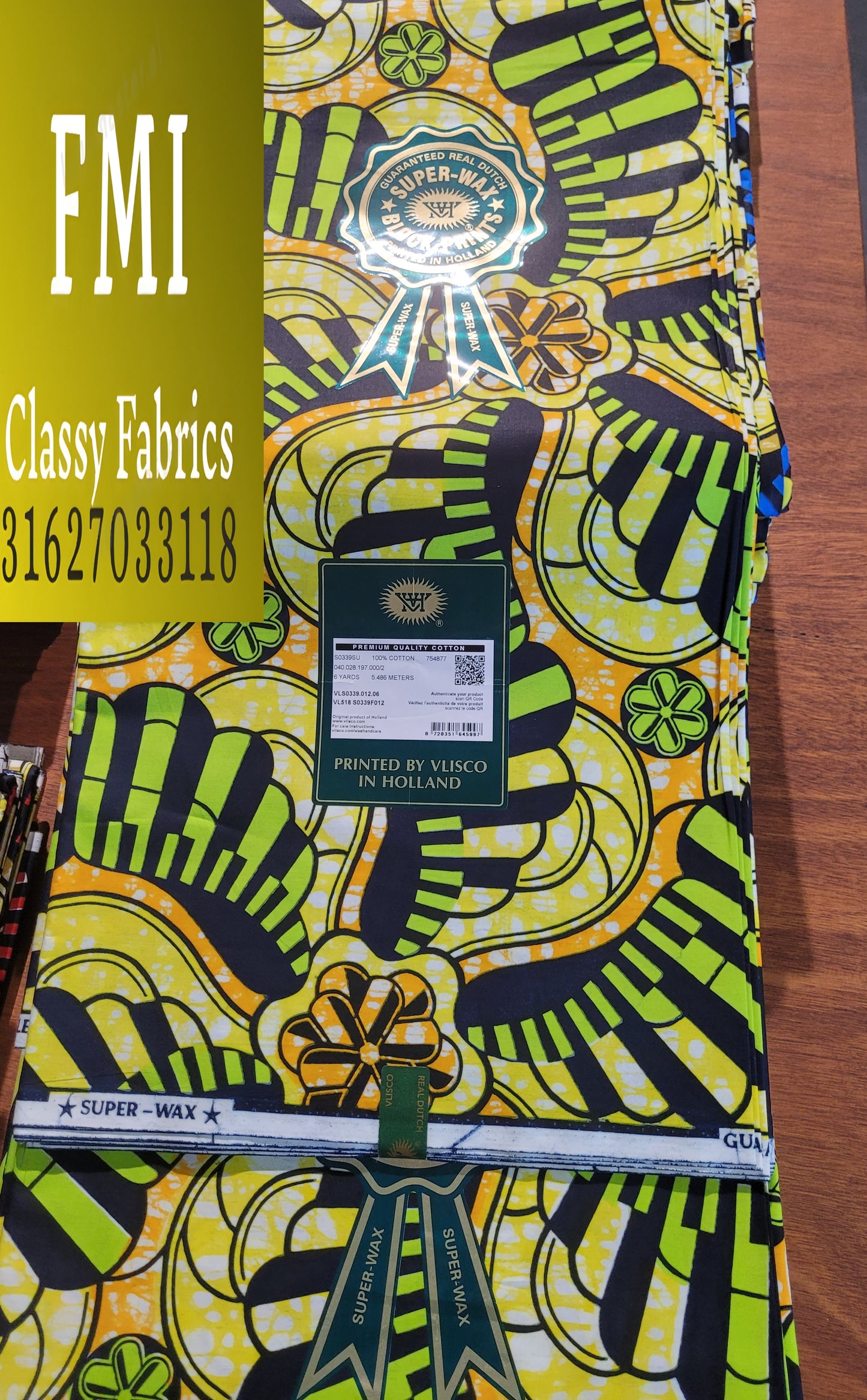 Latest Luxury Original Hollandaise Wax (made in Holland🇳🇱 by Vlisco)
