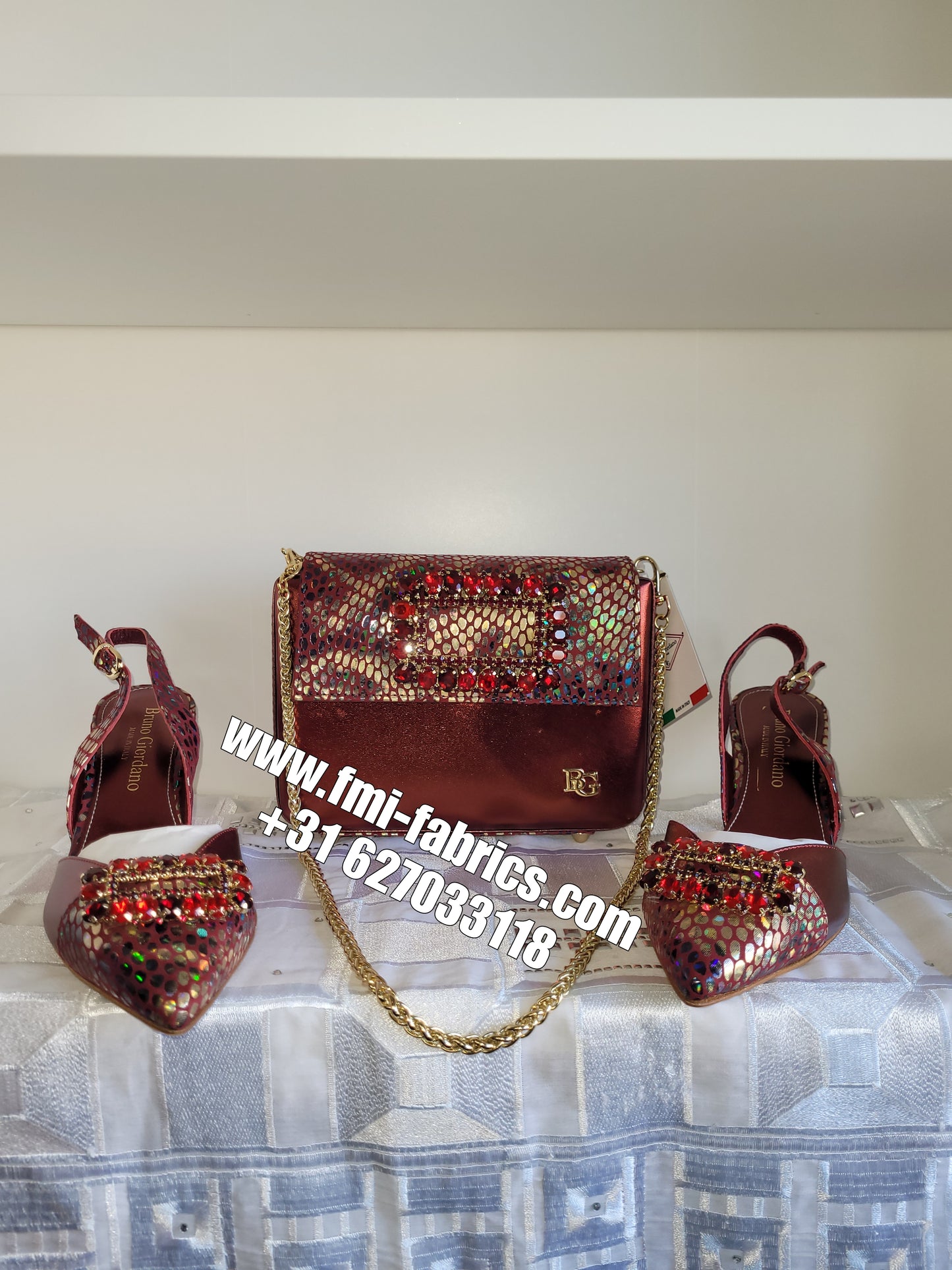 NEW ARRIVAL Luxury Italian Designer Shoes and Bag Set (Made in Italy 🇮🇹)