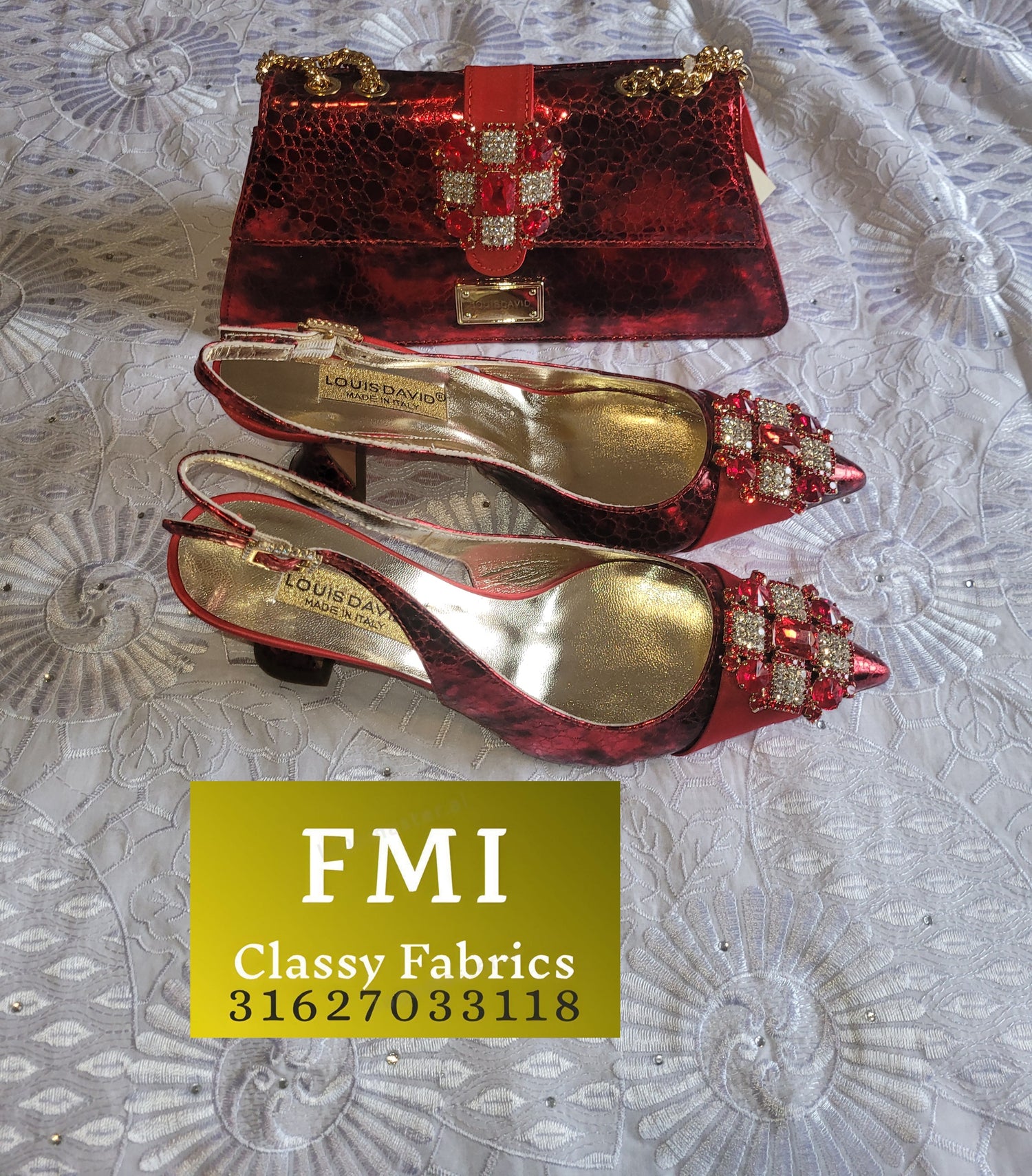 Luxury Italian Designer Shoes & Bag sets (Made in Italy)