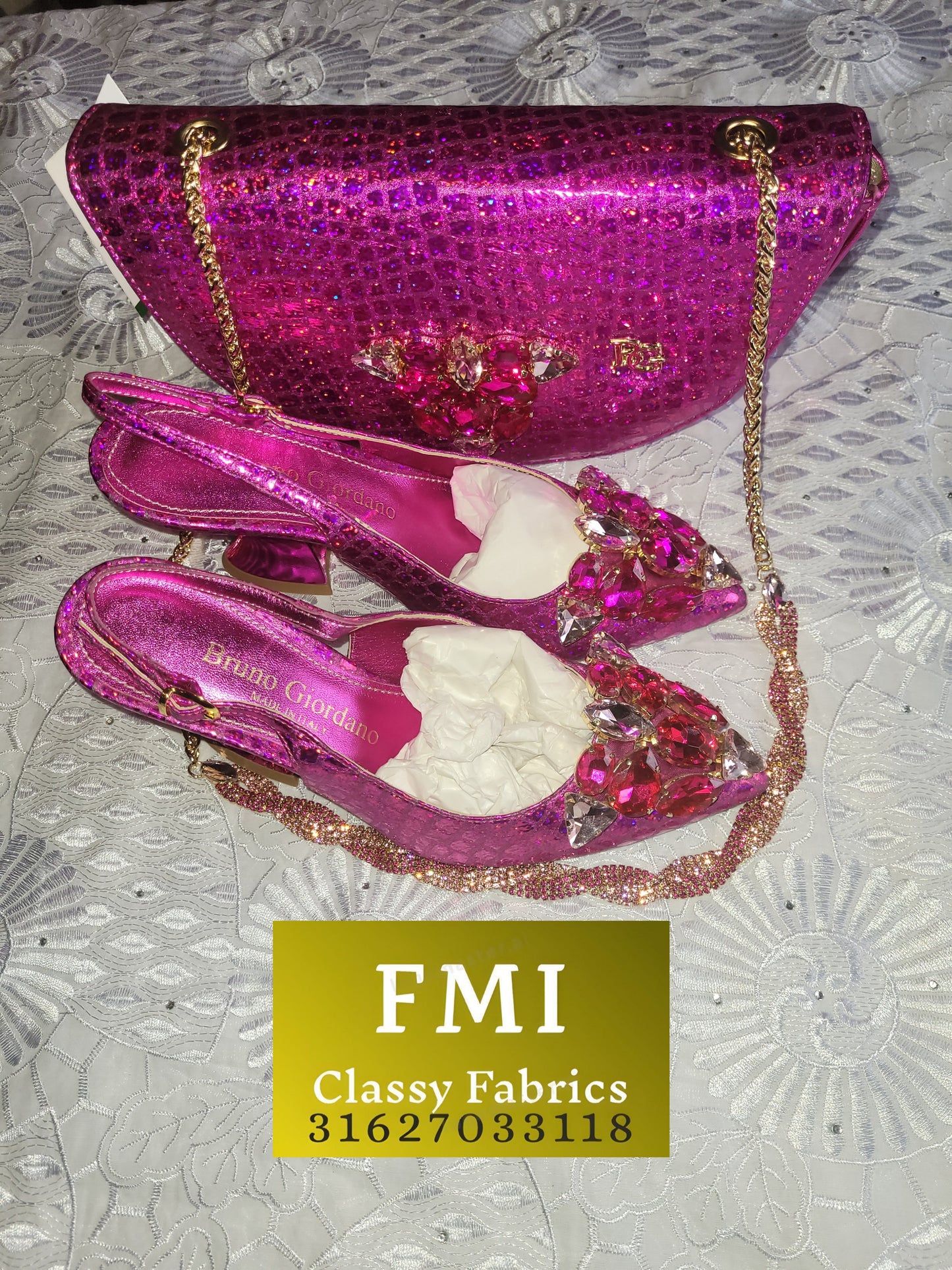 High Quality Italian Designer Shoes & Bag set