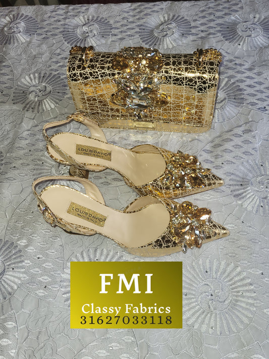 Luxury Italian Designer Shoes & Bag set