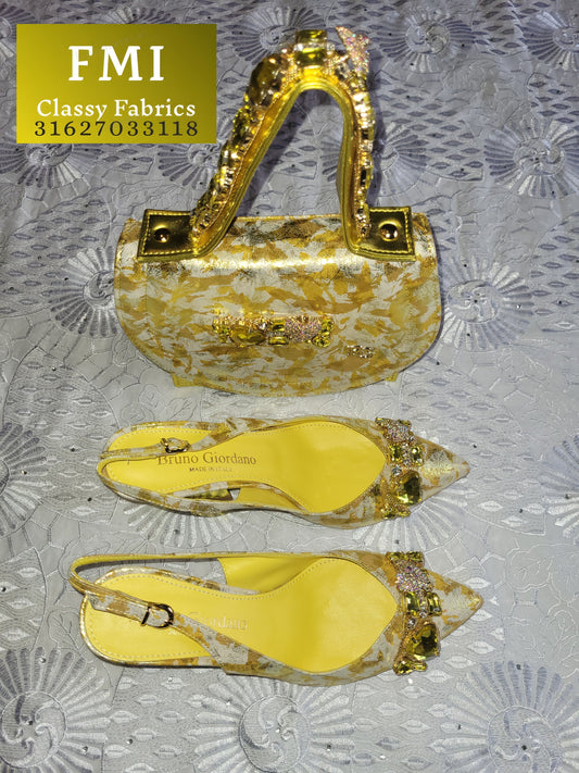 High Quality Italian Designer Shoes & Bag set