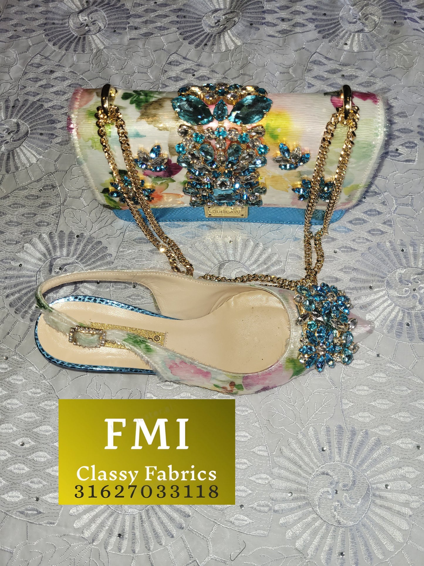 Luxury Italian Designer Shoes & Bag set