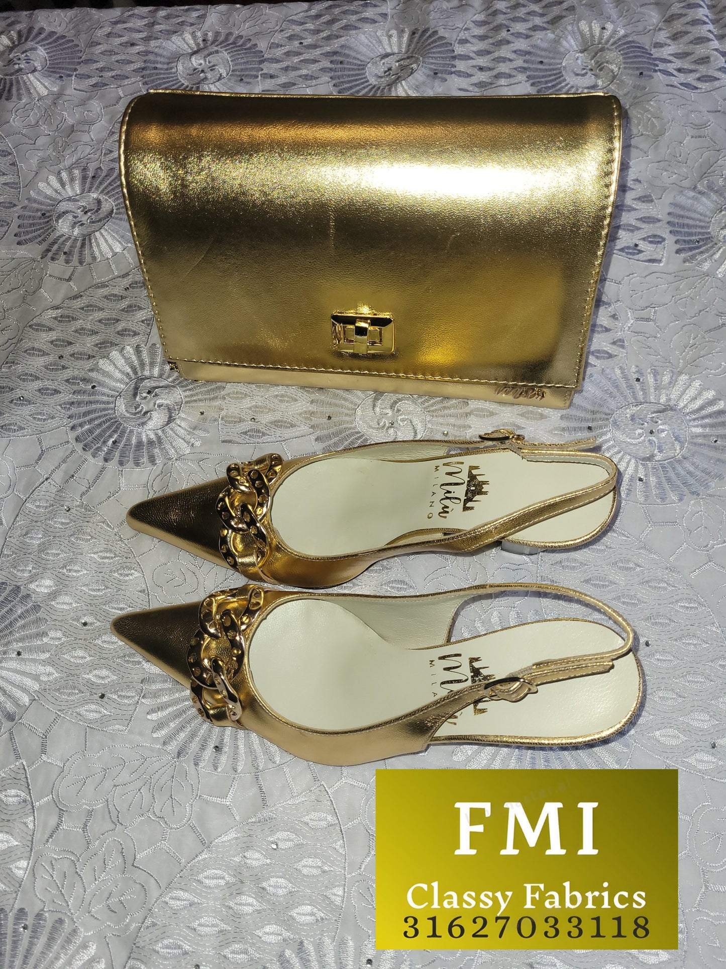 High Quality Italian Shoes & Bag set