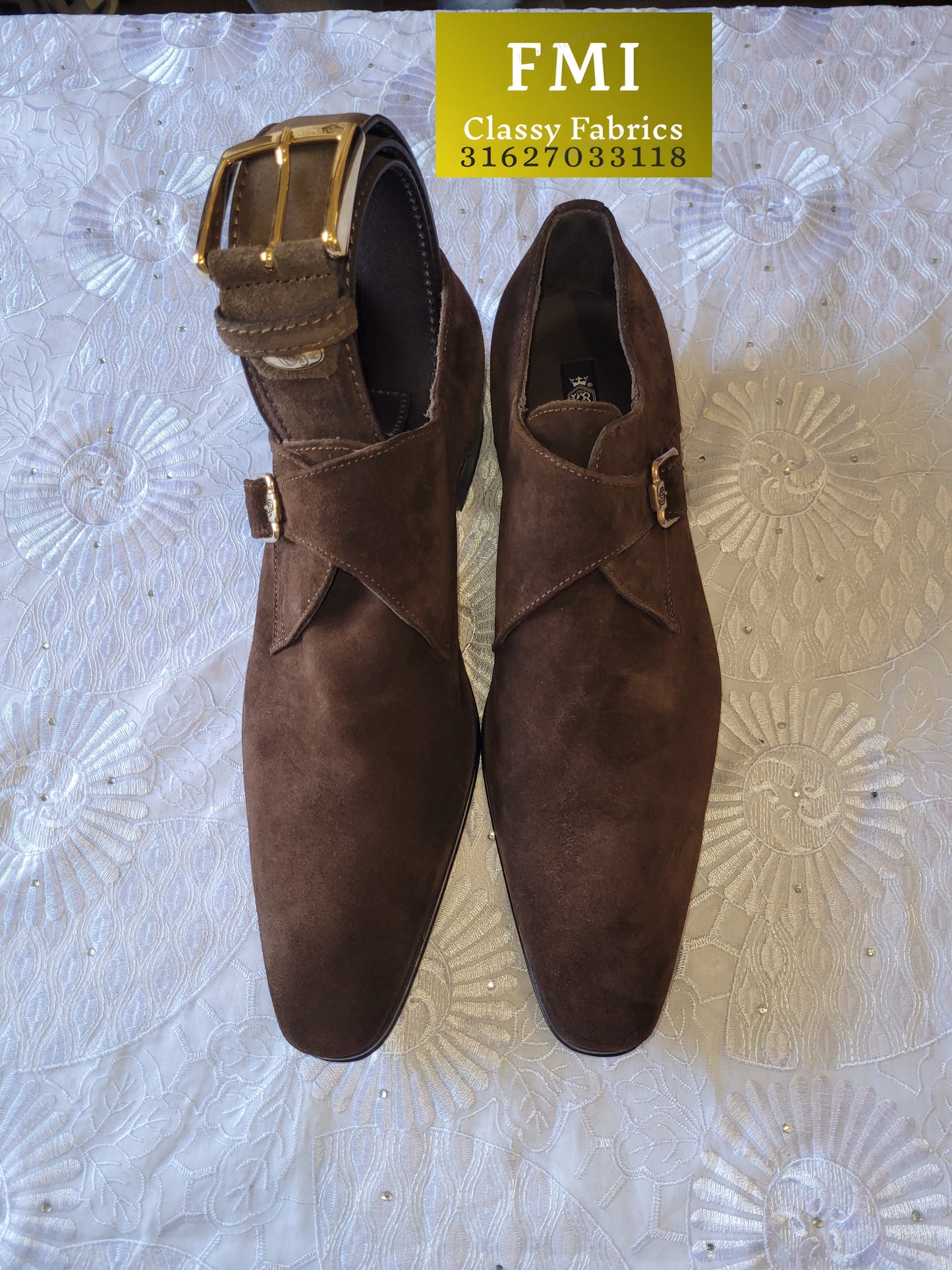 High Quality Suede Italian Shoes for Men