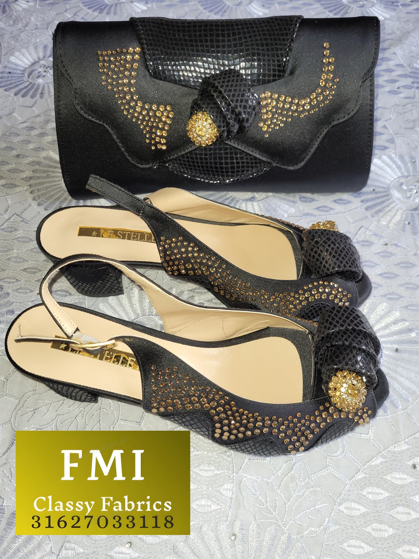 High Quality Italian Designer Shoes and Bag Set