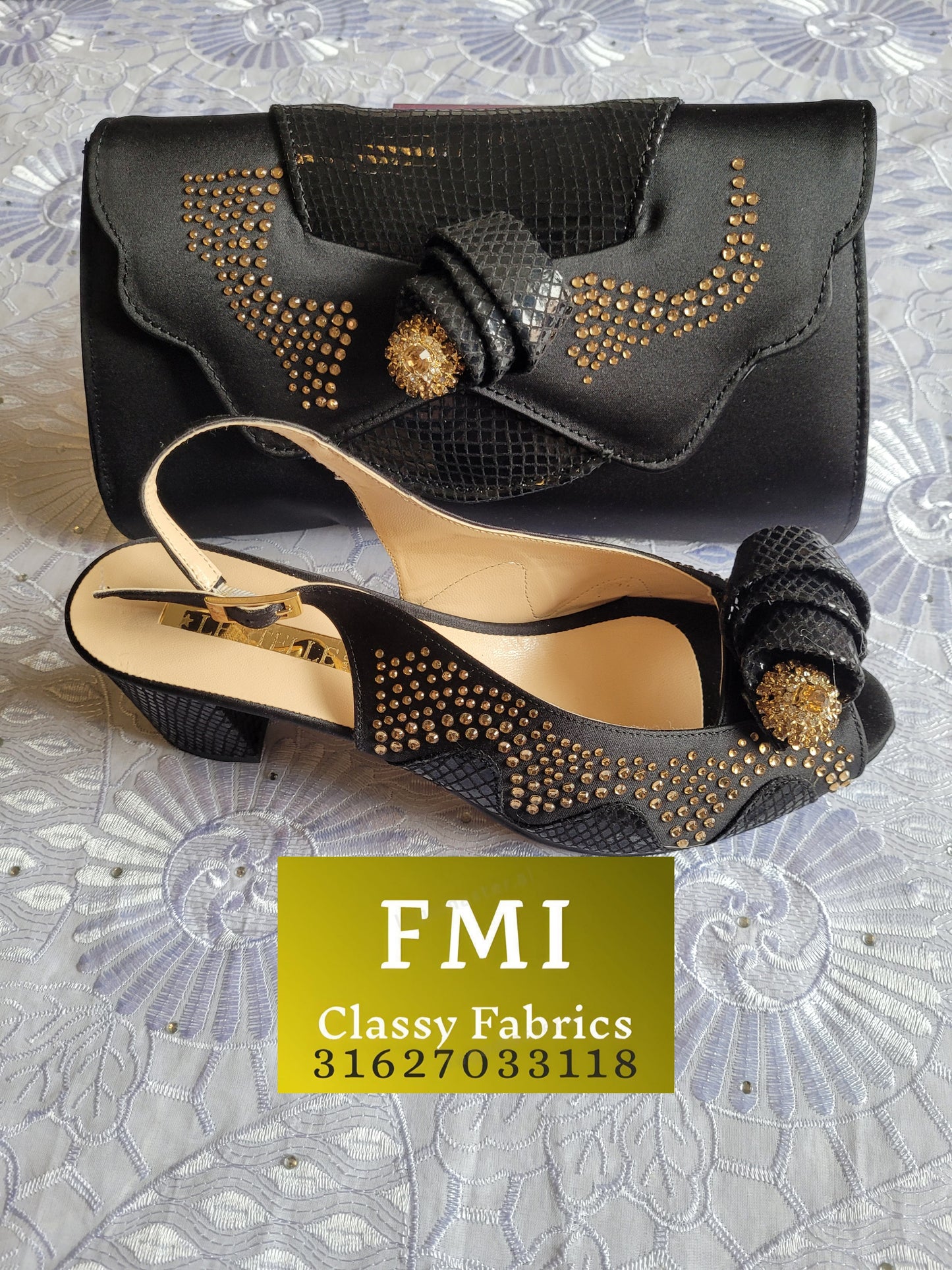 High Quality Italian Designer Shoes and Bag Set