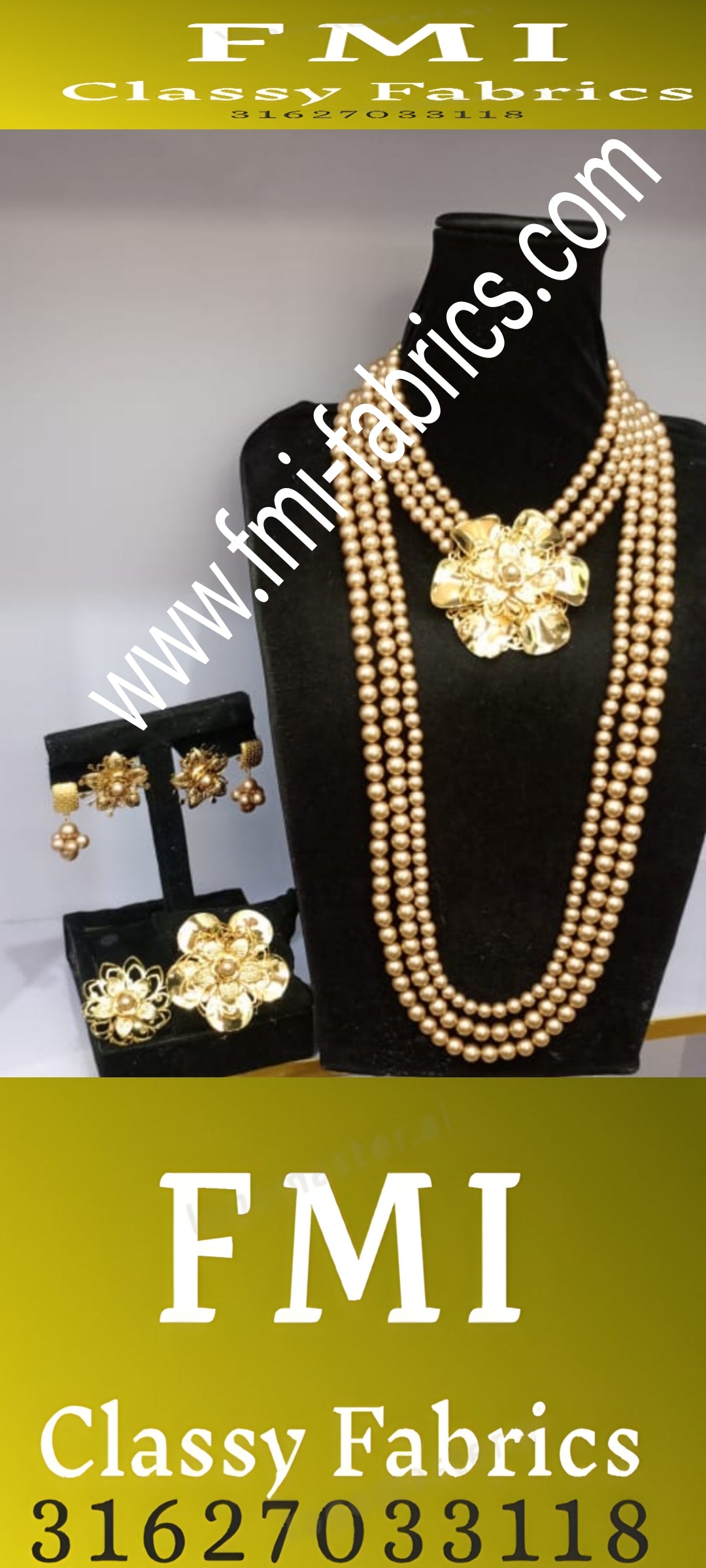 Luxury Classy Beads Jewelry Sets