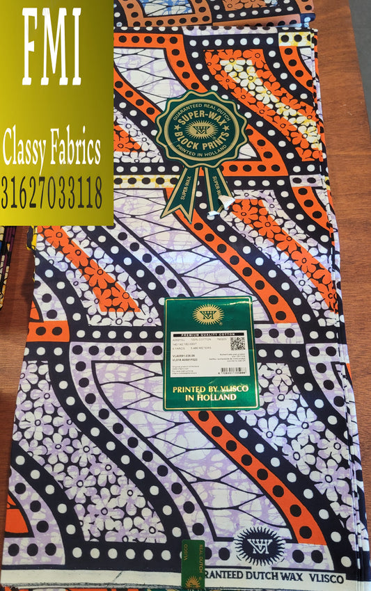 Latest Luxury Original Hollandaise Wax (made in Holland🇳🇱 by Vlisco)
