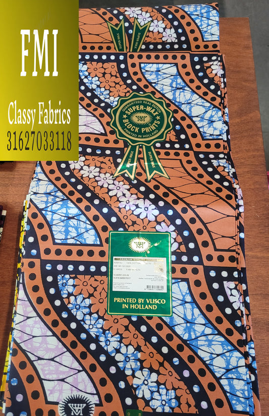 Latest Luxury Original Hollandaise Wax (made in Holland🇳🇱 by Vlisco)
