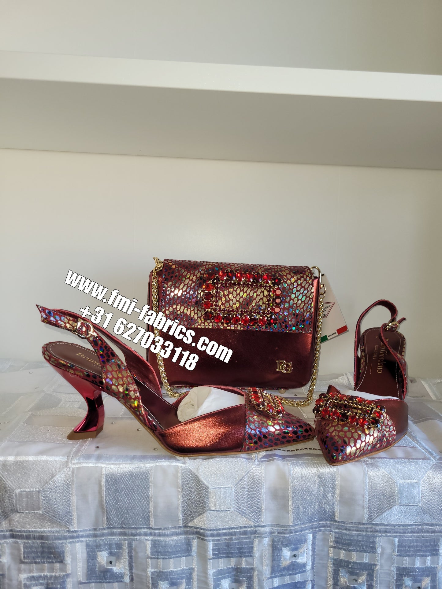 NEW ARRIVAL Luxury Italian Designer Shoes and Bag Set (Made in Italy 🇮🇹)